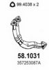 VW 357253087A Exhaust Pipe